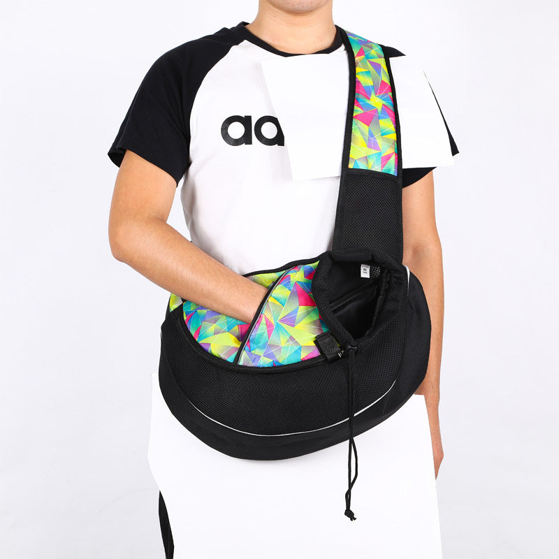 Women's Outdoor Pet Carrier Bag – Portable Crossbody Travel Bag for Small Dogs & Cats