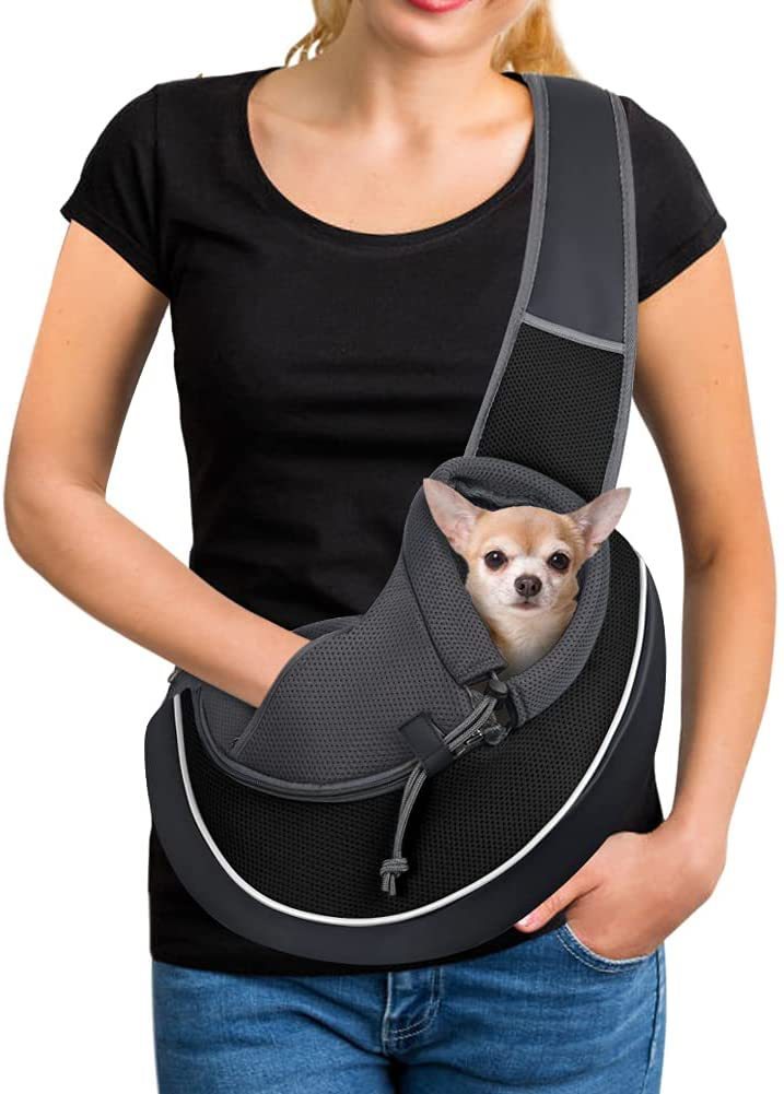 Women's Outdoor Pet Carrier Bag – Portable Crossbody Travel Bag for Small Dogs & Cats