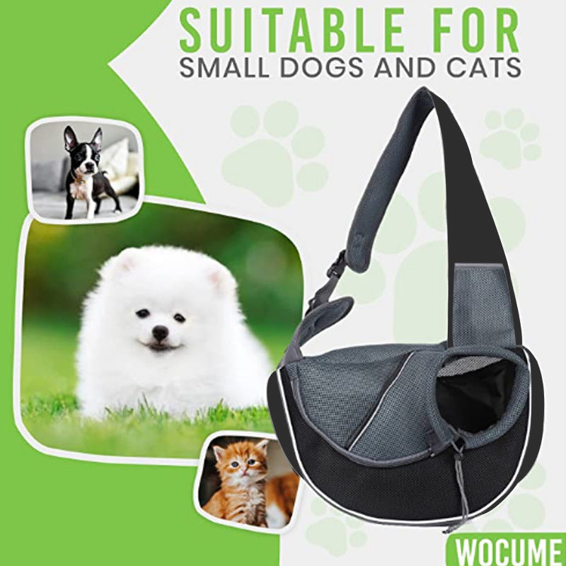 Women's Outdoor Pet Carrier Bag – Portable Crossbody Travel Bag for Small Dogs & Cats