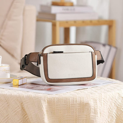 Women's Fashion Chest Bag – Faux Leather Crossbody Pocket Sling Bag