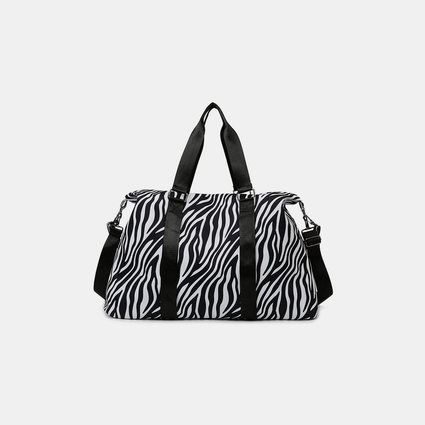 Animal Print Travel Bag Zebra One Size