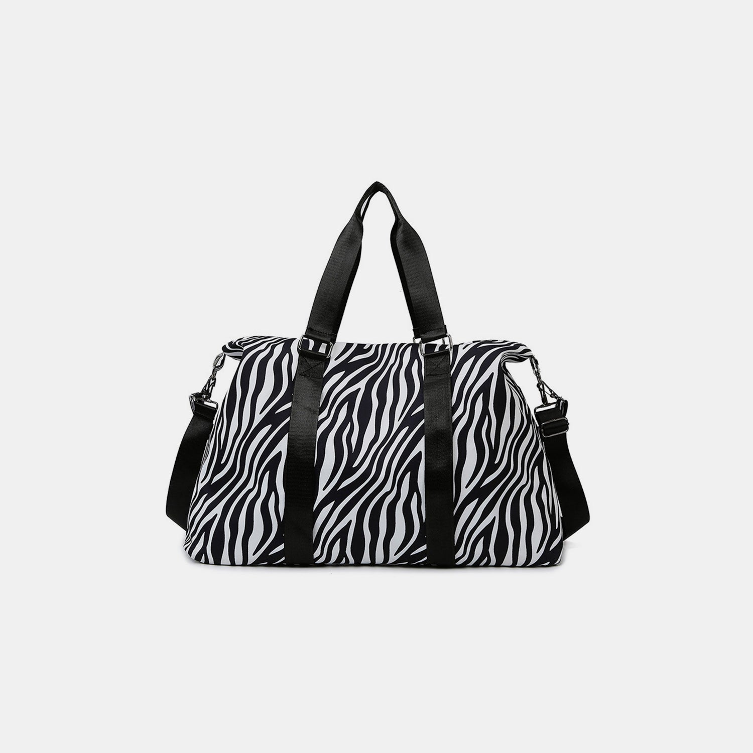 Animal Print Travel Bag Zebra One Size