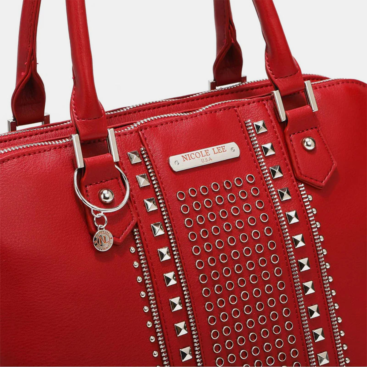 Nicole Lee USA Studded Decor Handbag