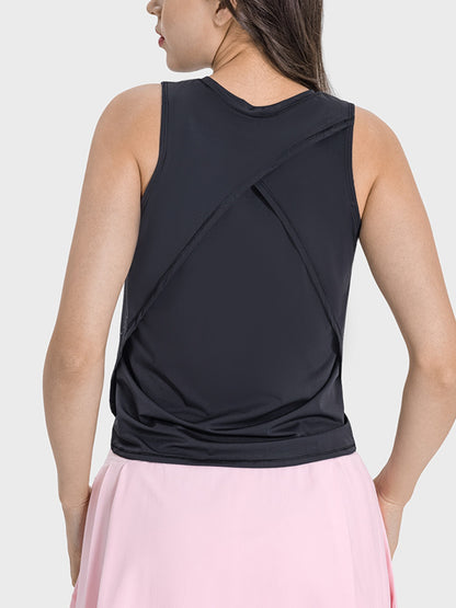 Round Neck Active Tank