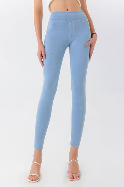 High Waist Skinny Jeans Light