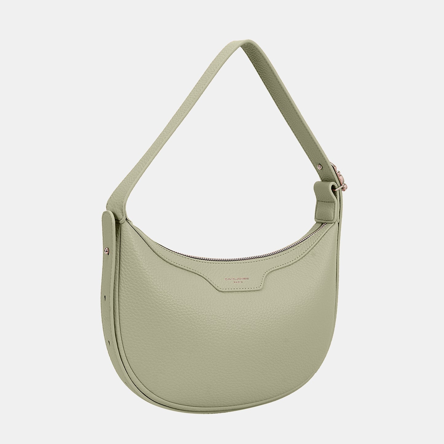 David Jones PU Leather Crossbody Bag Greyish Green One Size