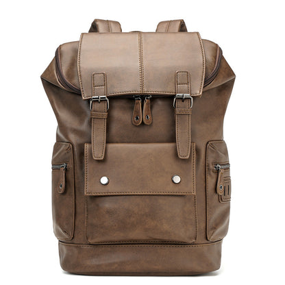 Men's Large Capacity Korean Retro Backpack – Casual Travel & Daily Use Rucksack