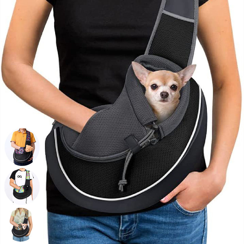 Women's Outdoor Pet Carrier Bag – Portable Crossbody Travel Bag for Small Dogs & Cats