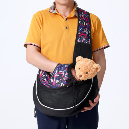 Women's Outdoor Pet Carrier Bag – Portable Crossbody Travel Bag for Small Dogs & Cats