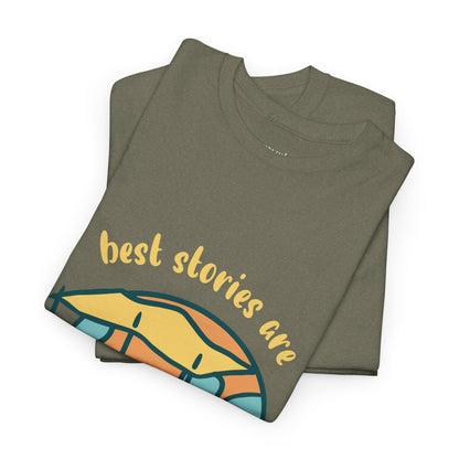 Camping Themed Unisex Heavy Cotton Tee