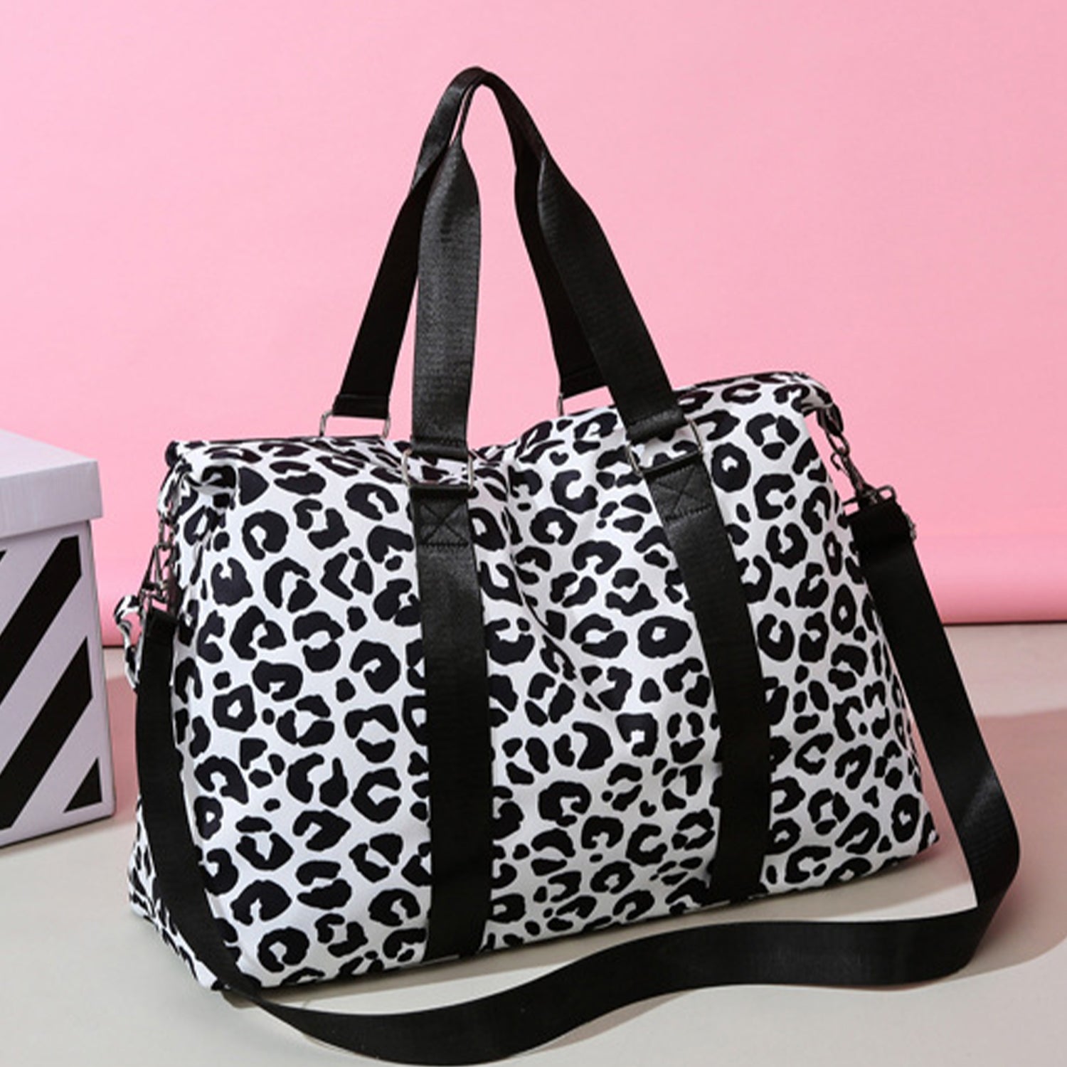 Animal Print Travel Bag Leopard One Size