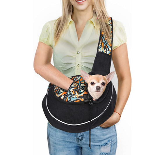 Women's Outdoor Pet Carrier Bag – Portable Crossbody Travel Bag for Small Dogs & Cats