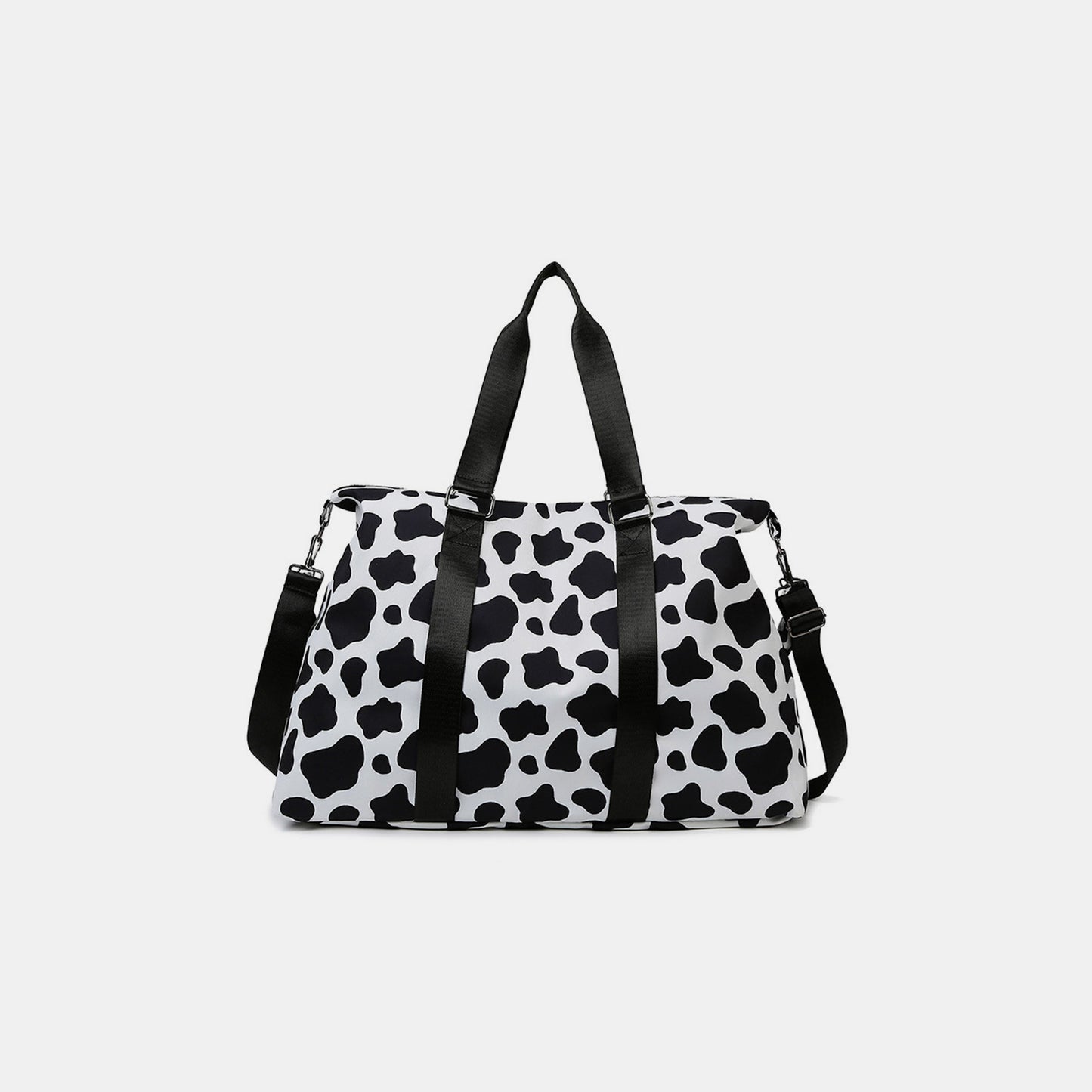 Animal Print Travel Bag Cow Print One Size