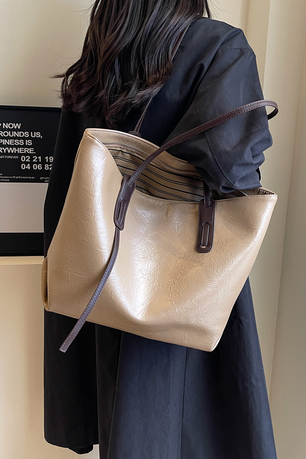 PU Leather Tote Bag