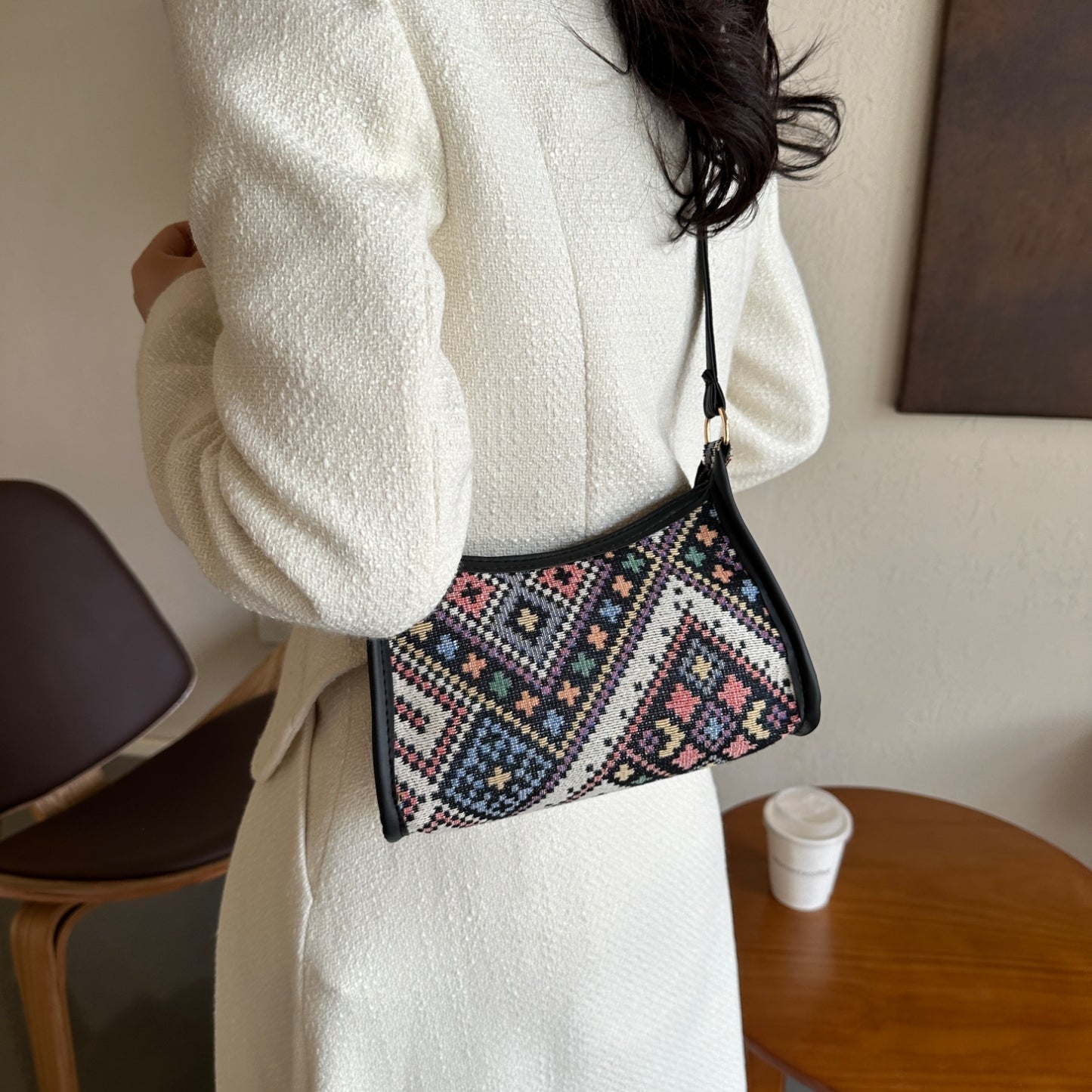 Printed Crossbody Bag