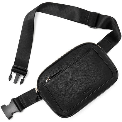 Women's Fashion Chest Bag – Faux Leather Crossbody Pocket Sling Bag