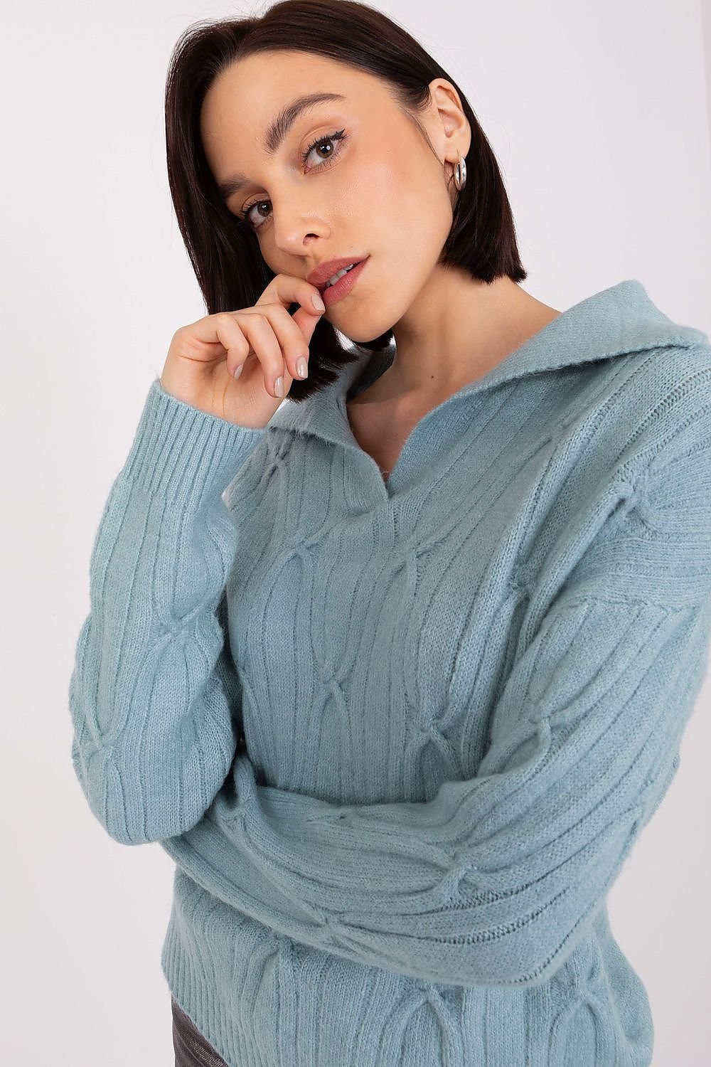 Elegant Variegated Women's Sweater Model 188276 AT