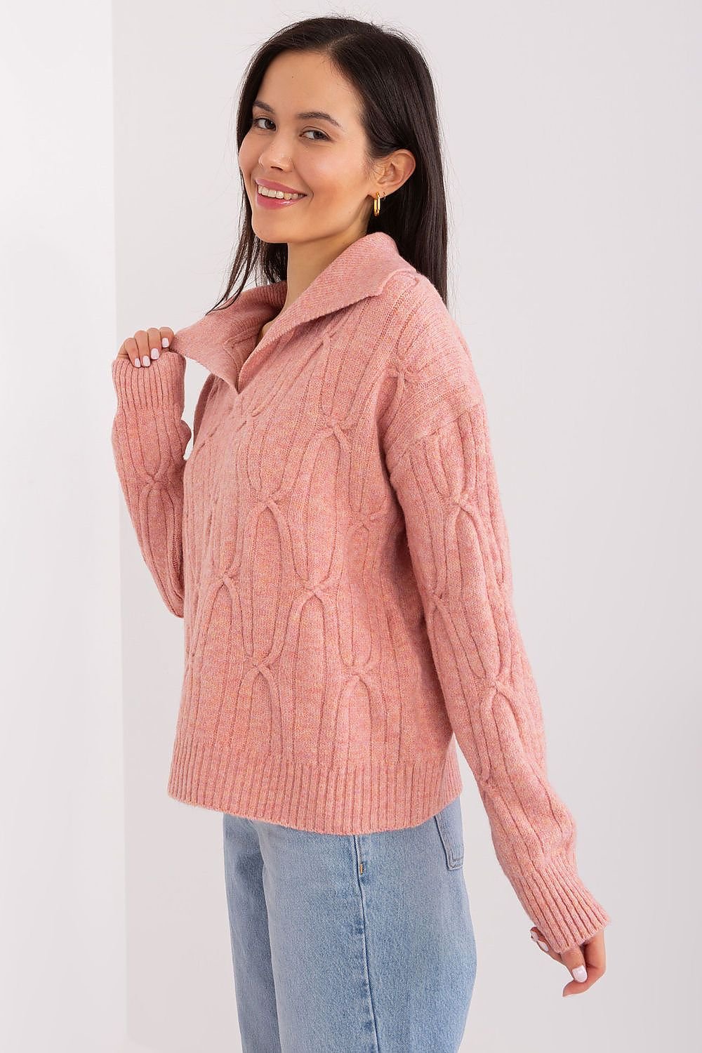 Elegant Variegated Women's Sweater Model 188276 AT