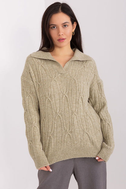 Elegant Variegated Women's Sweater Model 188276 AT