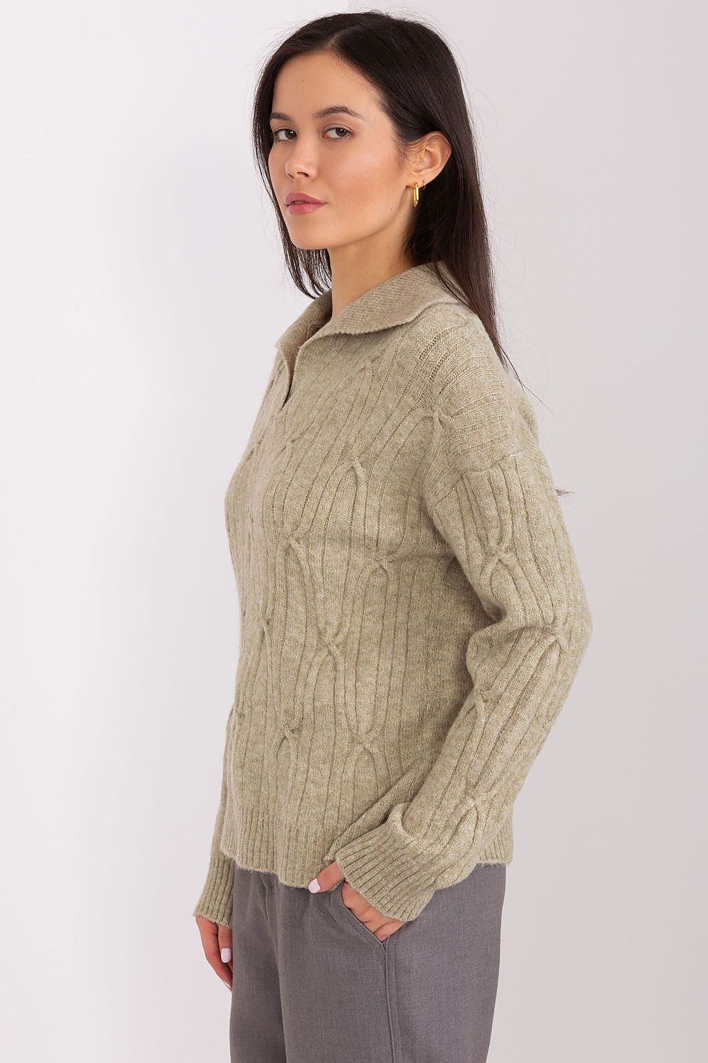 Elegant Variegated Women's Sweater Model 188276 AT