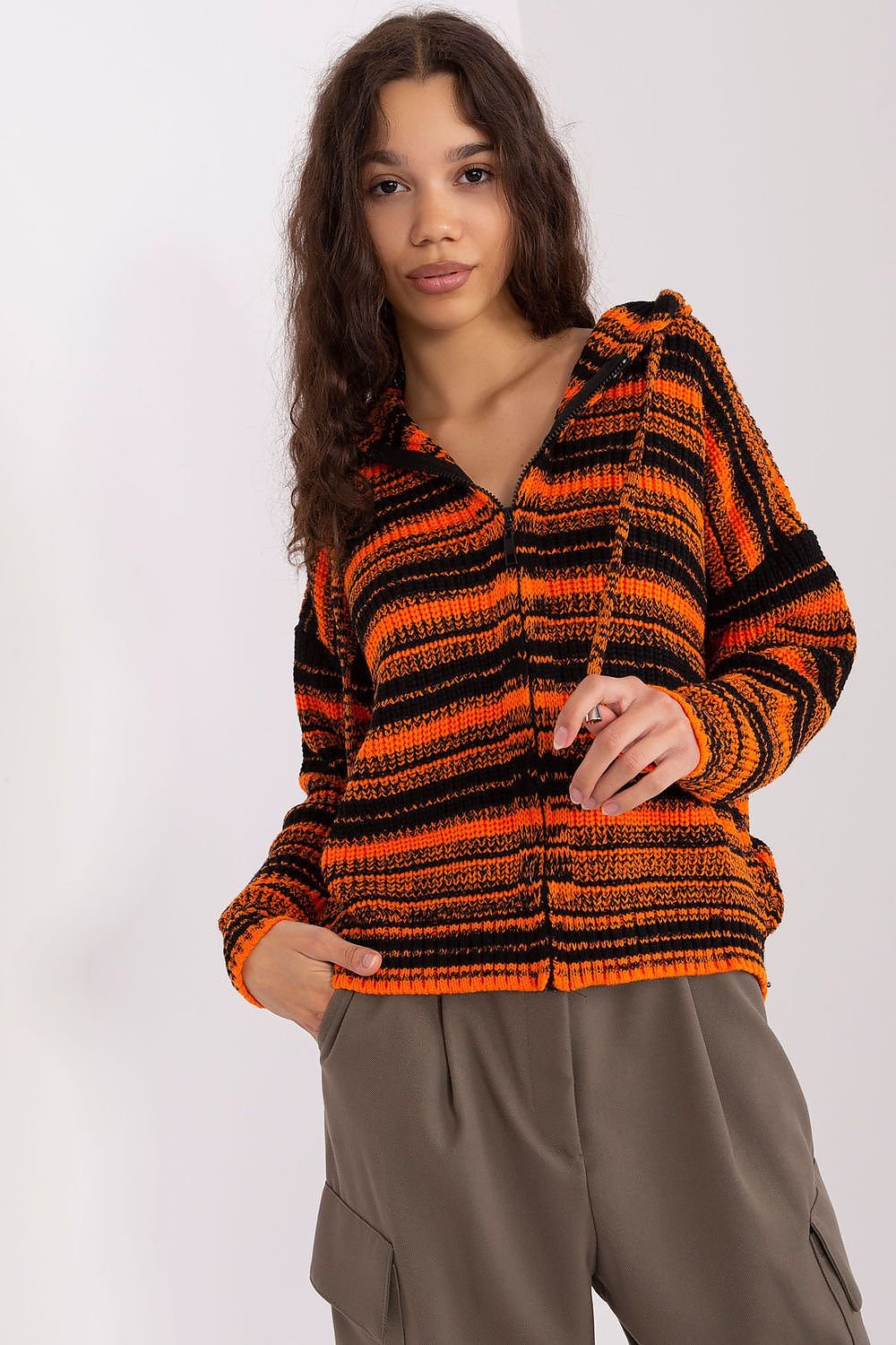 Cardigan Badu orange one-size-fits-all