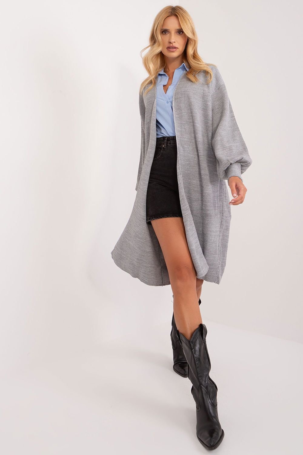 Cardigan Badu grey one-size-fits-all