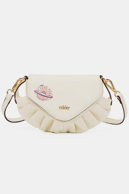 Nicole Lee USA Graphic Crossbody Bag White One Size