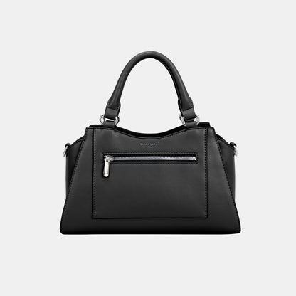 David Jones PU Leather Handbag Black One Size