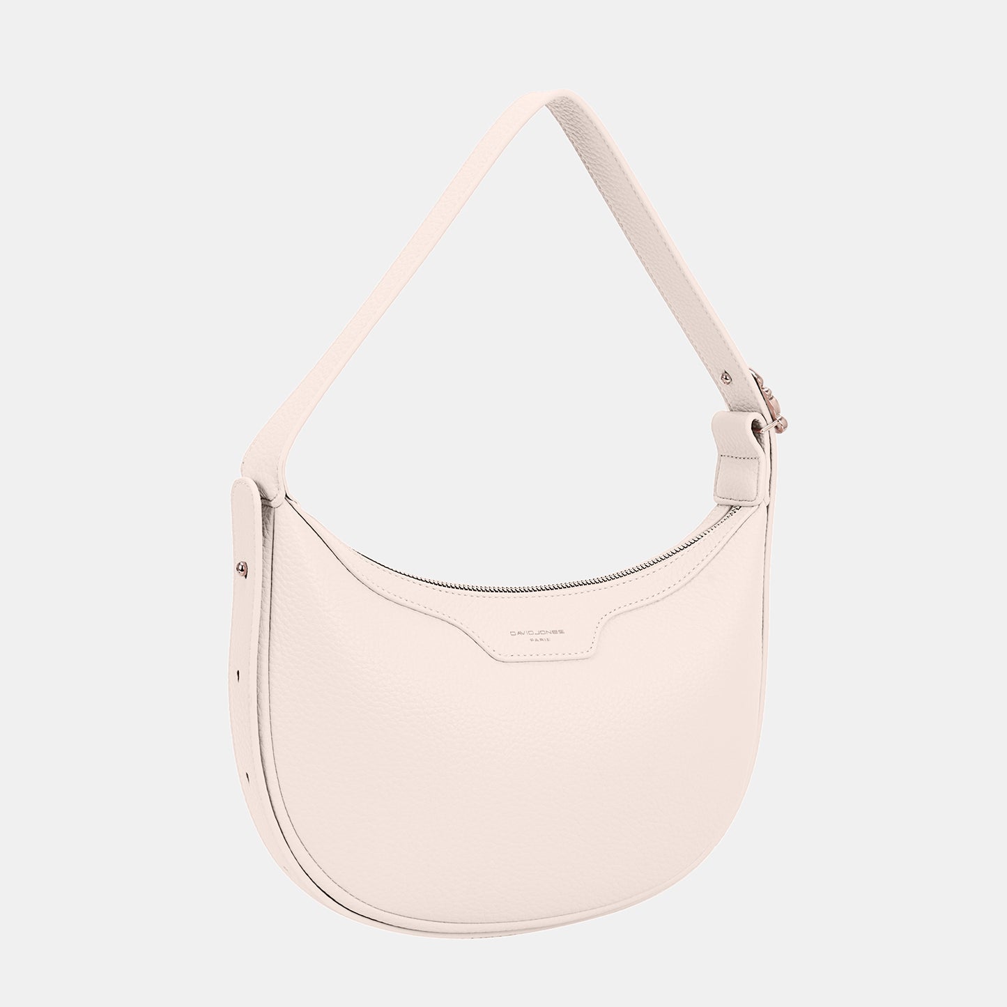 David Jones PU Leather Crossbody Bag Ivory One Size