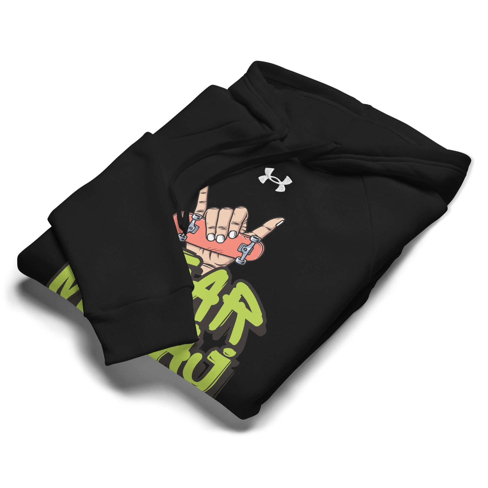 Wear Manaj Under Armour® hoodie