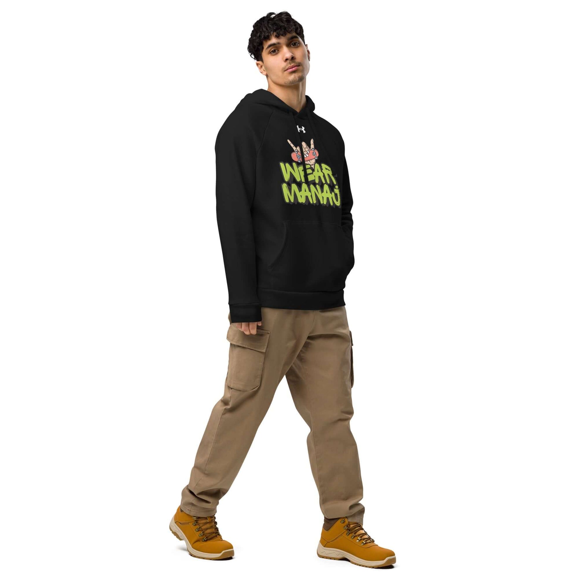 Wear Manaj Under Armour® hoodie