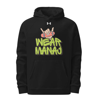 Wear Manaj Under Armour® hoodie