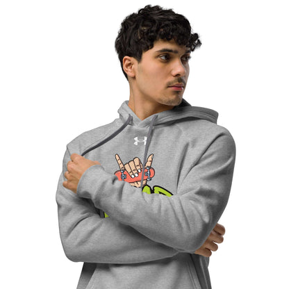 Wear Manaj Under Armour® hoodie