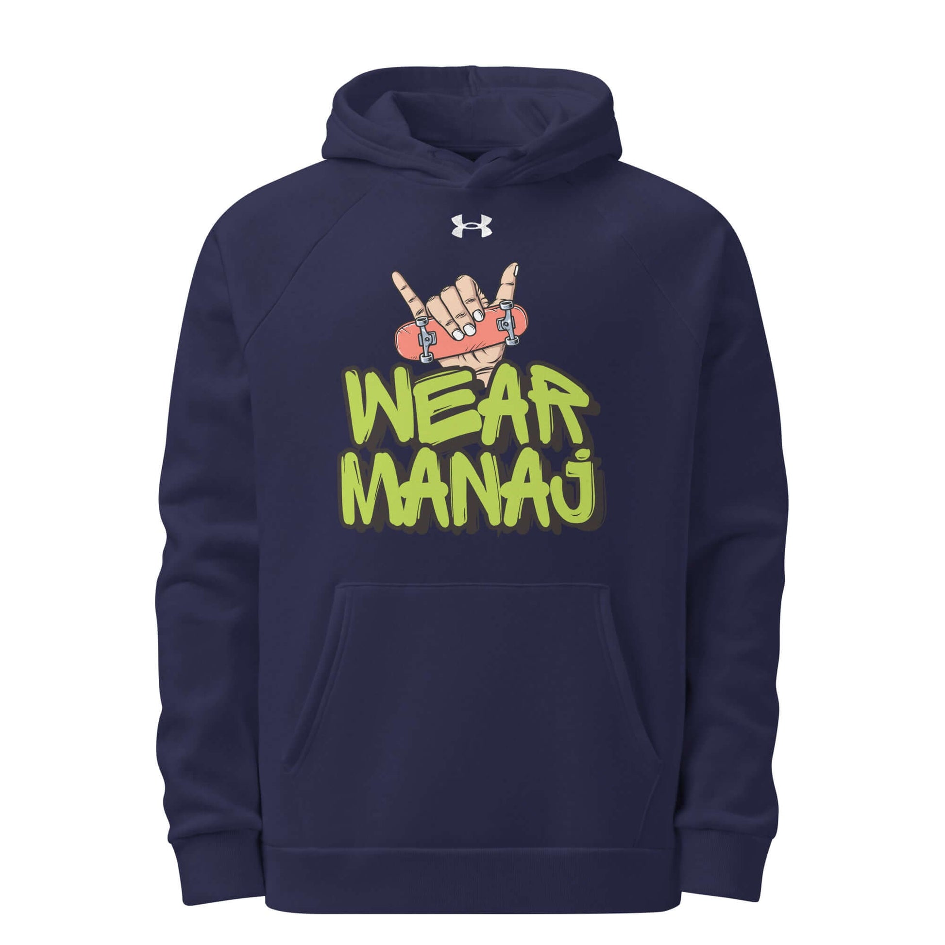 Wear Manaj Under Armour® hoodie